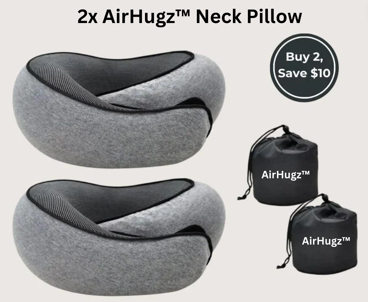 AirHugz™ Neck Pillow