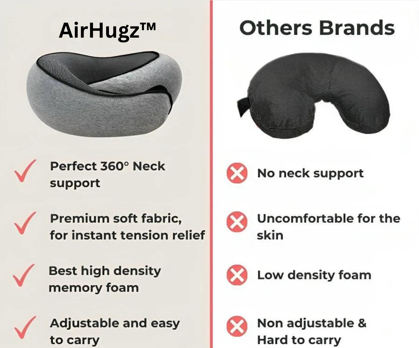 AirHugz™ Neck Pillow